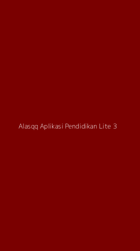 Tampilan Antarmuka Aplikasi Alasqq Aplikasi Pendidikan Lite - 3