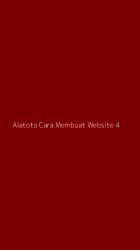 Tampilan Antarmuka Aplikasi Alatoto Cara Membuat Website - 4