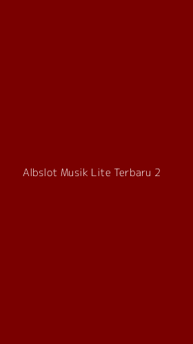 Tampilan Antarmuka Aplikasi Albslot Musik Lite Terbaru - 2