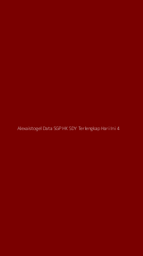 Tampilan Antarmuka Aplikasi Alexaistogel Data Sgp Hk Sdy Terlengkap Hari Ini - 4