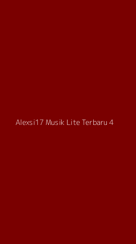 Tampilan Antarmuka Aplikasi Alexsi17 Musik Lite Terbaru - 4