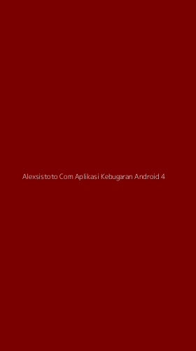 Tampilan Antarmuka Aplikasi Alexsistoto Com Aplikasi Kebugaran Android - 4
