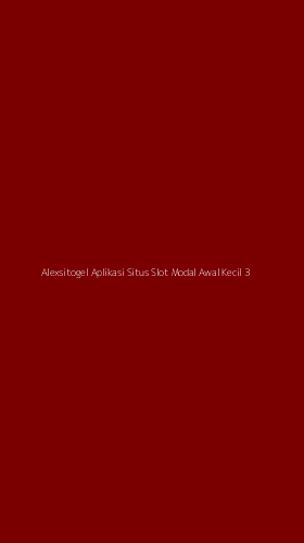 Tampilan Antarmuka Aplikasi Alexsitogel Aplikasi Situs Slot Modal Awal Kecil - 3