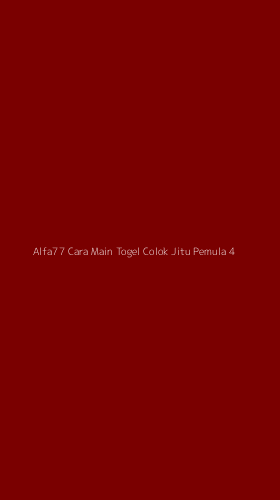 Tampilan Antarmuka Aplikasi Alfa77 Cara Main Togel Colok Jitu Pemula - 4