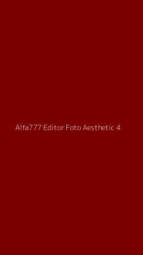 Tampilan Antarmuka Aplikasi Alfa777 Editor Foto Aesthetic - 4