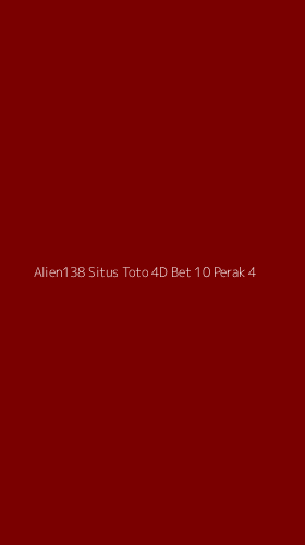 Tampilan Antarmuka Aplikasi Alien138 Situs Toto 4d Bet 10 Perak - 4