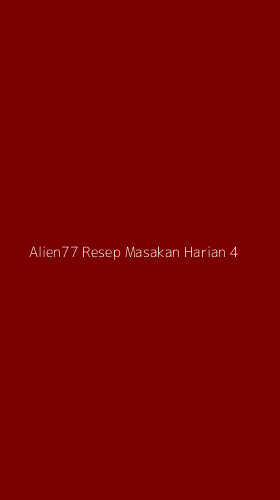 Tampilan Antarmuka Aplikasi Alien77 Resep Masakan Harian - 4