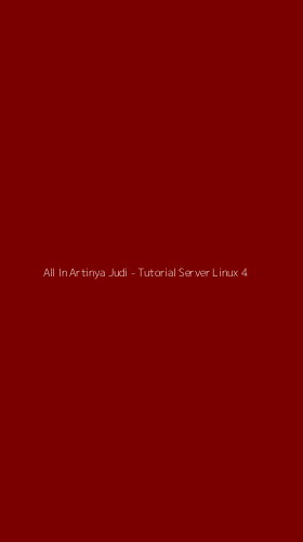 Tampilan Antarmuka Aplikasi All In Artinya Judi - Tutorial Server Linux - 4
