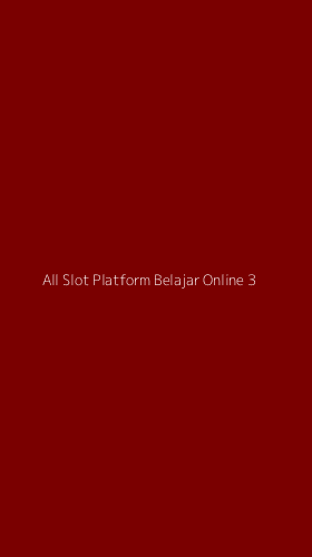 Tampilan Antarmuka Aplikasi All Slot Platform Belajar Online - 3