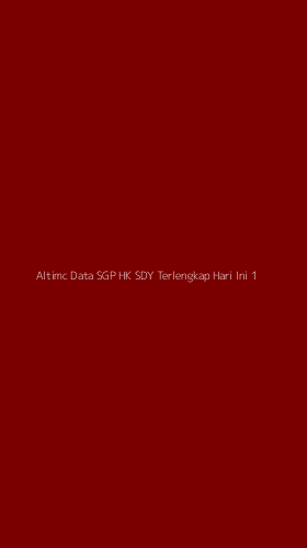 Tampilan Antarmuka Aplikasi Altimc Data Sgp Hk Sdy Terlengkap Hari Ini - 1