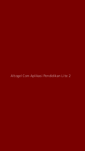 Tampilan Antarmuka Aplikasi Altogel Com Aplikasi Pendidikan Lite - 2