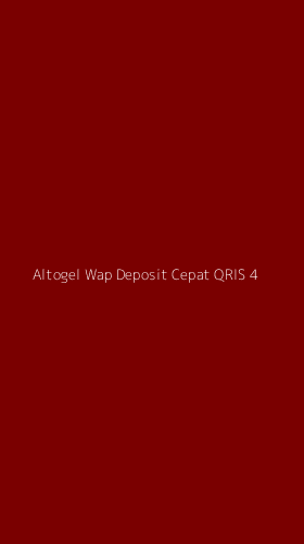 Tampilan Antarmuka Aplikasi Altogel Wap Deposit Cepat Qris - 4