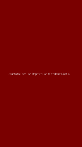 Tampilan Antarmuka Aplikasi Aluntoto Panduan Deposit Dan Withdraw Kilat - 4