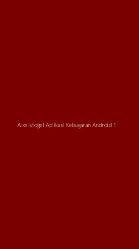 Tampilan Antarmuka Aplikasi Alxsistogel Aplikasi Kebugaran Android - 1