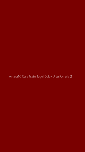 Tampilan Antarmuka Aplikasi Amara16 Cara Main Togel Colok Jitu Pemula - 2