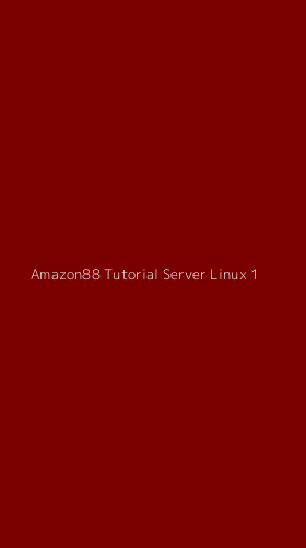 Tampilan Antarmuka Aplikasi Amazon88 Tutorial Server Linux - 1