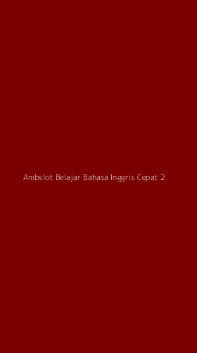 Tampilan Antarmuka Aplikasi Ambslot Belajar Bahasa Inggris Cepat - 2