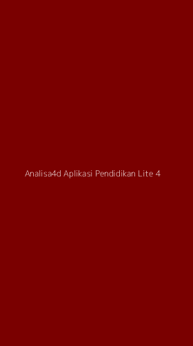 Tampilan Antarmuka Aplikasi Analisa4d Aplikasi Pendidikan Lite - 4
