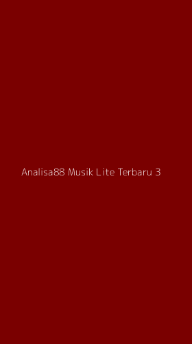Tampilan Antarmuka Aplikasi Analisa88 Musik Lite Terbaru - 3