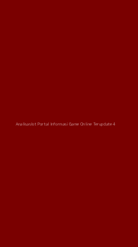 Tampilan Antarmuka Aplikasi Analisaslot Portal Informasi Game Online Terupdate - 4