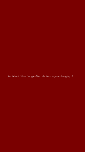 Tampilan Antarmuka Aplikasi Andahoki Situs Dengan Metode Pembayaran Lengkap - 4