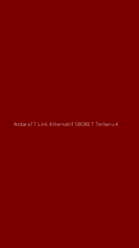 Tampilan Antarmuka Aplikasi Andara77 Link Alternatif Sbobet Terbaru - 4