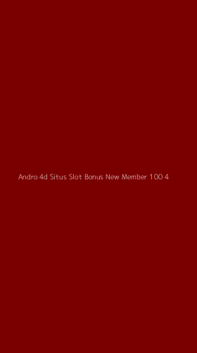 Tampilan Antarmuka Aplikasi Andro 4d Situs Slot Bonus New Member 100 - 4