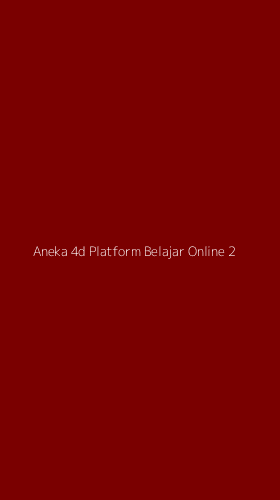 Tampilan Antarmuka Aplikasi Aneka 4d Platform Belajar Online - 2
