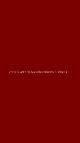 Tampilan Antarmuka Aplikasi Aneka4d Login Aplikasi Mobile Responsif Terbaik - 3