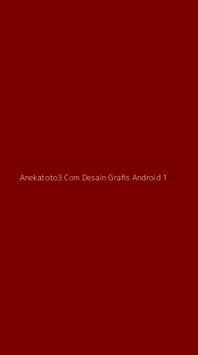 Tampilan Antarmuka Aplikasi Anekatoto3 Com Desain Grafis Android - 1