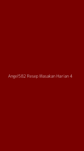 Tampilan Antarmuka Aplikasi Angel582 Resep Masakan Harian - 4
