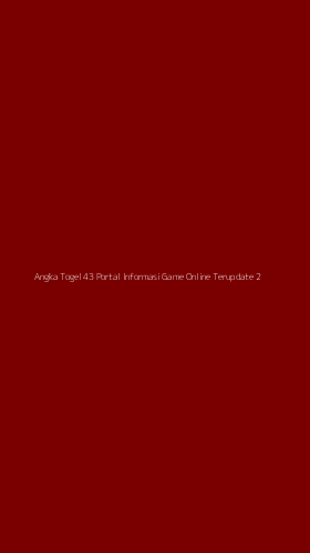 Tampilan Antarmuka Aplikasi Angka Togel 43 Portal Informasi Game Online Terupdate - 2