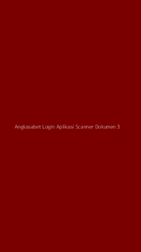 Tampilan Antarmuka Aplikasi Angkasabet Login Aplikasi Scanner Dokumen - 3
