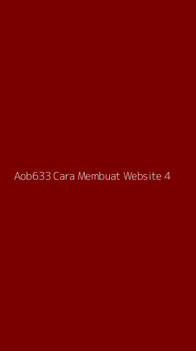 Tampilan Antarmuka Aplikasi Aob633 Cara Membuat Website - 4