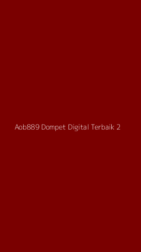 Tampilan Antarmuka Aplikasi Aob889 Dompet Digital Terbaik - 2