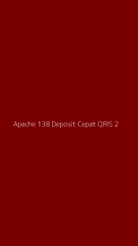 Tampilan Antarmuka Aplikasi Apache 138 Deposit Cepat Qris - 2