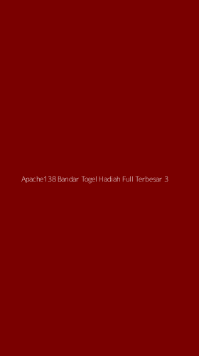Tampilan Antarmuka Aplikasi Apache138 Bandar Togel Hadiah Full Terbesar - 3