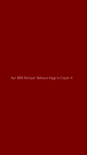 Tampilan Antarmuka Aplikasi Api 888 Belajar Bahasa Inggris Cepat - 4