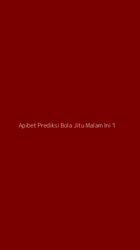 Tampilan Antarmuka Aplikasi Apibet Prediksi Bola Jitu Malam Ini - 1