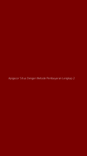 Tampilan Antarmuka Aplikasi Apigacor Situs Dengan Metode Pembayaran Lengkap - 2