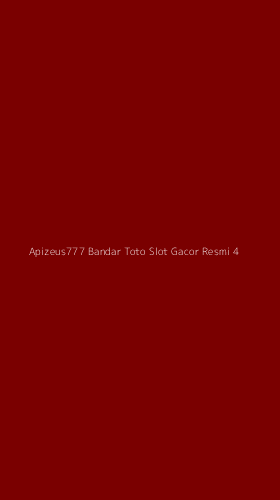 Tampilan Antarmuka Aplikasi Apizeus777 Bandar Toto Slot Gacor Resmi - 4