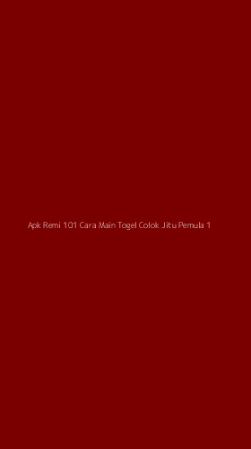 Tampilan Antarmuka Aplikasi Apk Remi 101 Cara Main Togel Colok Jitu Pemula - 1