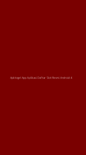 Tampilan Antarmuka Aplikasi Apktogel App Aplikasi Daftar Slot Resmi Android - 4
