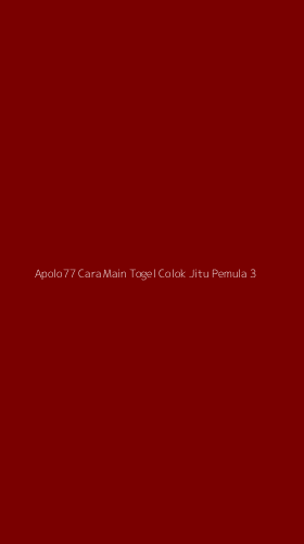 Tampilan Antarmuka Aplikasi Apolo77 Cara Main Togel Colok Jitu Pemula - 3