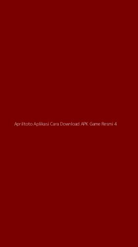 Tampilan Antarmuka Aplikasi Apriltoto Aplikasi Cara Download Apk Game Resmi - 4
