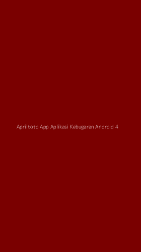 Tampilan Antarmuka Aplikasi Apriltoto App Aplikasi Kebugaran Android - 4