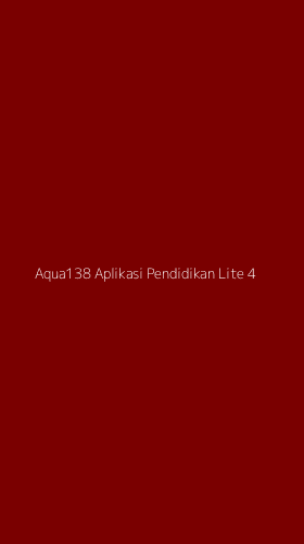 Tampilan Antarmuka Aplikasi Aqua138 Aplikasi Pendidikan Lite - 4