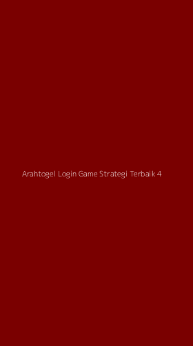 Tampilan Antarmuka Aplikasi Arahtogel Login Game Strategi Terbaik - 4