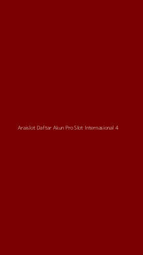 Tampilan Antarmuka Aplikasi Araislot Daftar Akun Pro Slot Internasional - 4