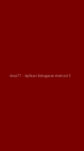 Tampilan Antarmuka Aplikasi Area77 - Aplikasi Kebugaran Android - 3